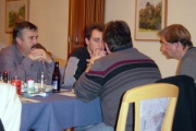 Bruno (Gemeinde Sissach), Daniel (Orchestervertretung), Oliver (Dirigent), J�rg (Vertretung RMS)